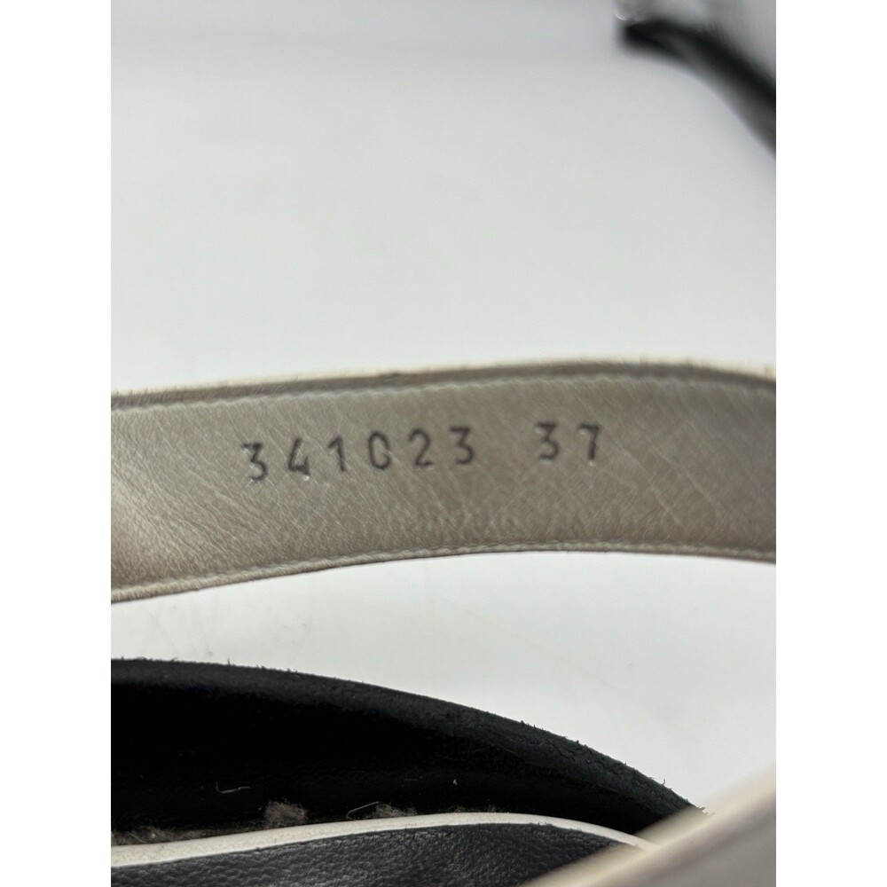 Balenciaga Sandals Strappy Flat Women’s Size EU 37 US 6.5-7 White SEE PHOTOS - Picture 10 of 12